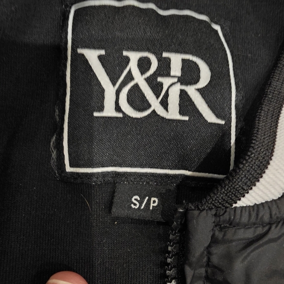 Young & Restless Black Varsity Bomber Jacket - Picture 3 of 5